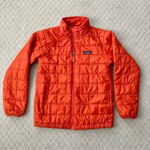 Patagonia Nano Puff Orange Boys Jacket Size Medium